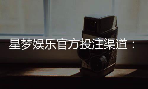 星梦娱乐官方投注渠道:揭秘安全可靠的一站式博彩平台