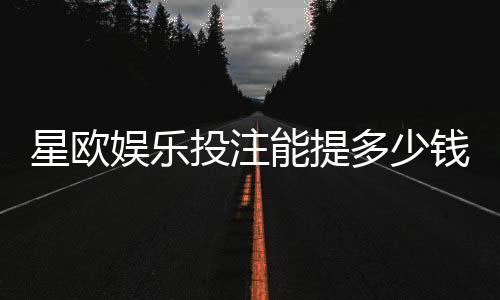 星欧娱乐投注能提多少钱？揭秘提款额度与到账时间