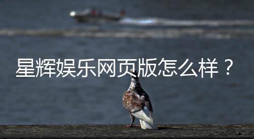 星辉娱乐网页版怎么样?资深玩家亲测体验与实战攻略分享