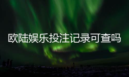 欧陆娱乐投注记录可查吗？一文详解查询方法与平台安全性