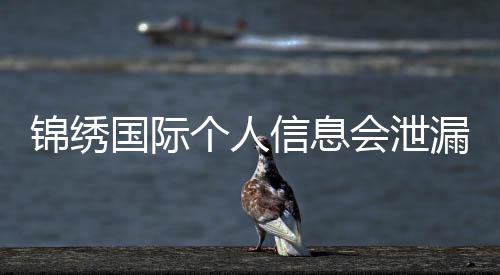 锦绣国际个人信息会泄漏吗？保密措施需加强
