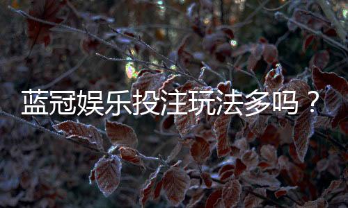 蓝冠娱乐投注玩法多吗？揭秘平台特色游戏与实战技巧