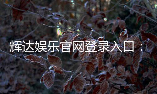 辉达娱乐官网登录入口:畅享顶级棋牌电游的尊贵体验