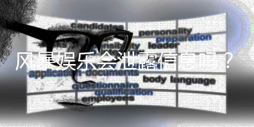 风暴娱乐会泄露信息吗？深度解析平台安全性与隐私保护措施
