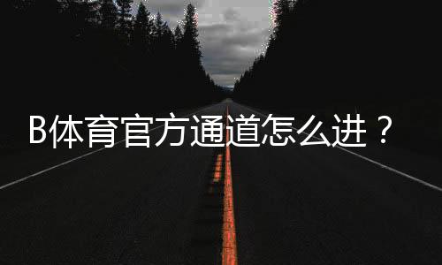 B体育官方通道怎么进？最新入口、登录步骤与安全访问指南