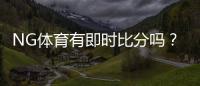 NG体育有即时比分吗?实时比分查看与功能使用全攻略